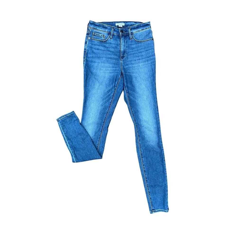 Athleta high rise stretchy skinny jeans size 6 tall x33